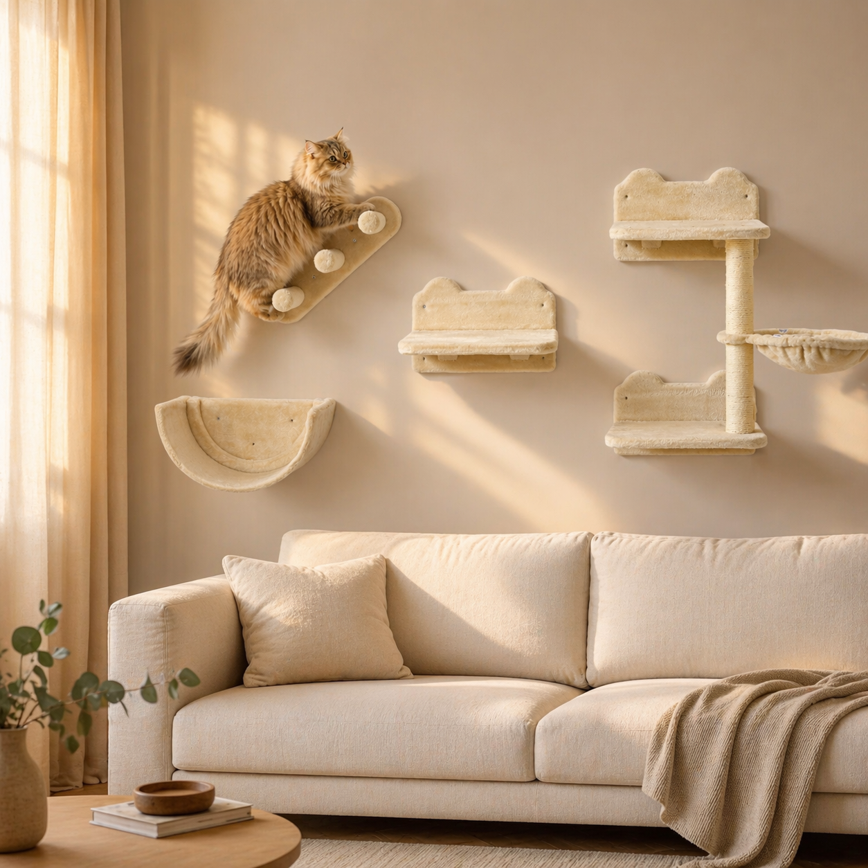 Kurashi Wall Tree - Cream