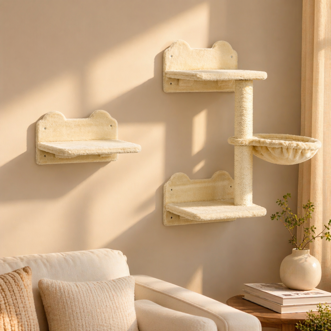 Kurashi Wall Tree - Cream