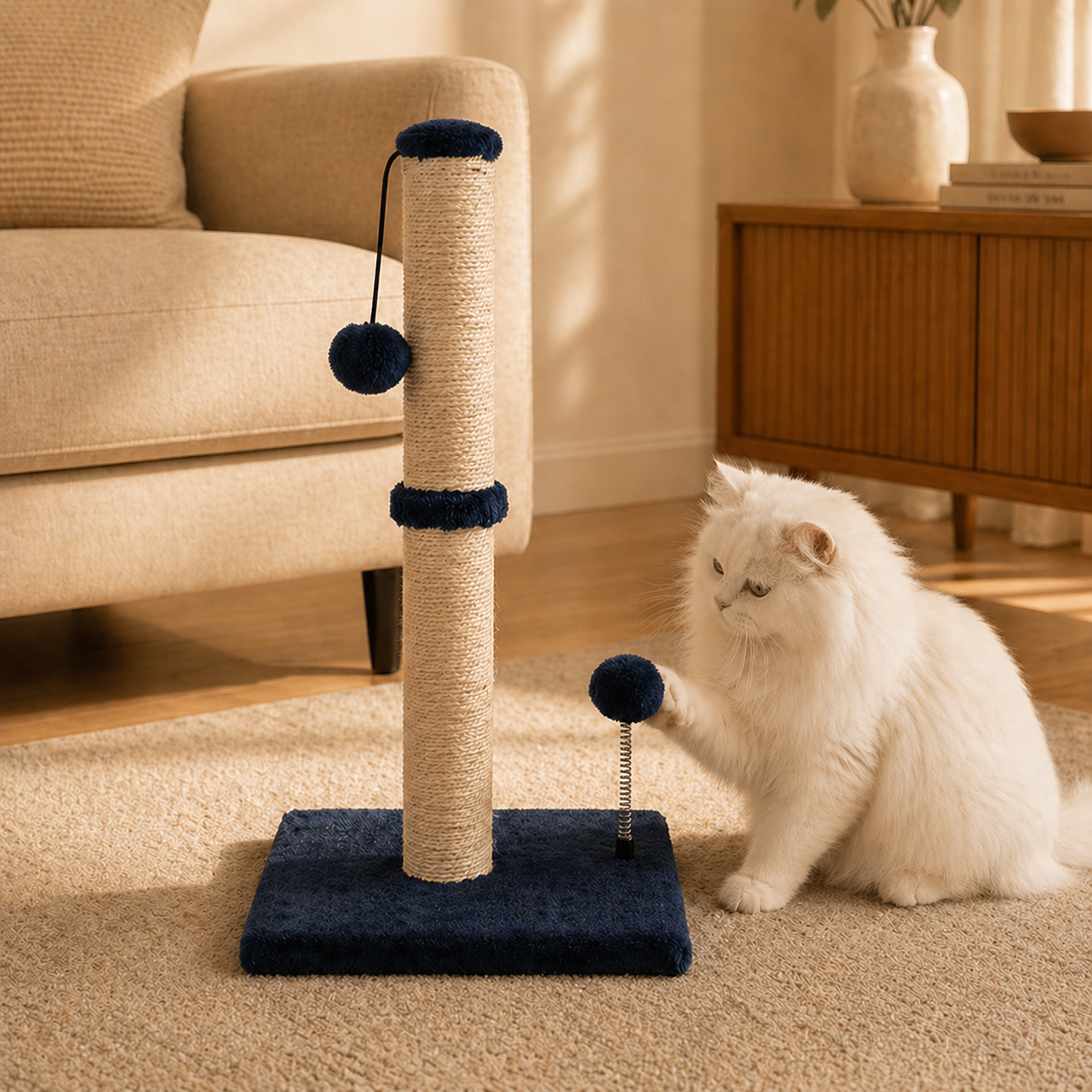 Shiro Tall Scratch Post