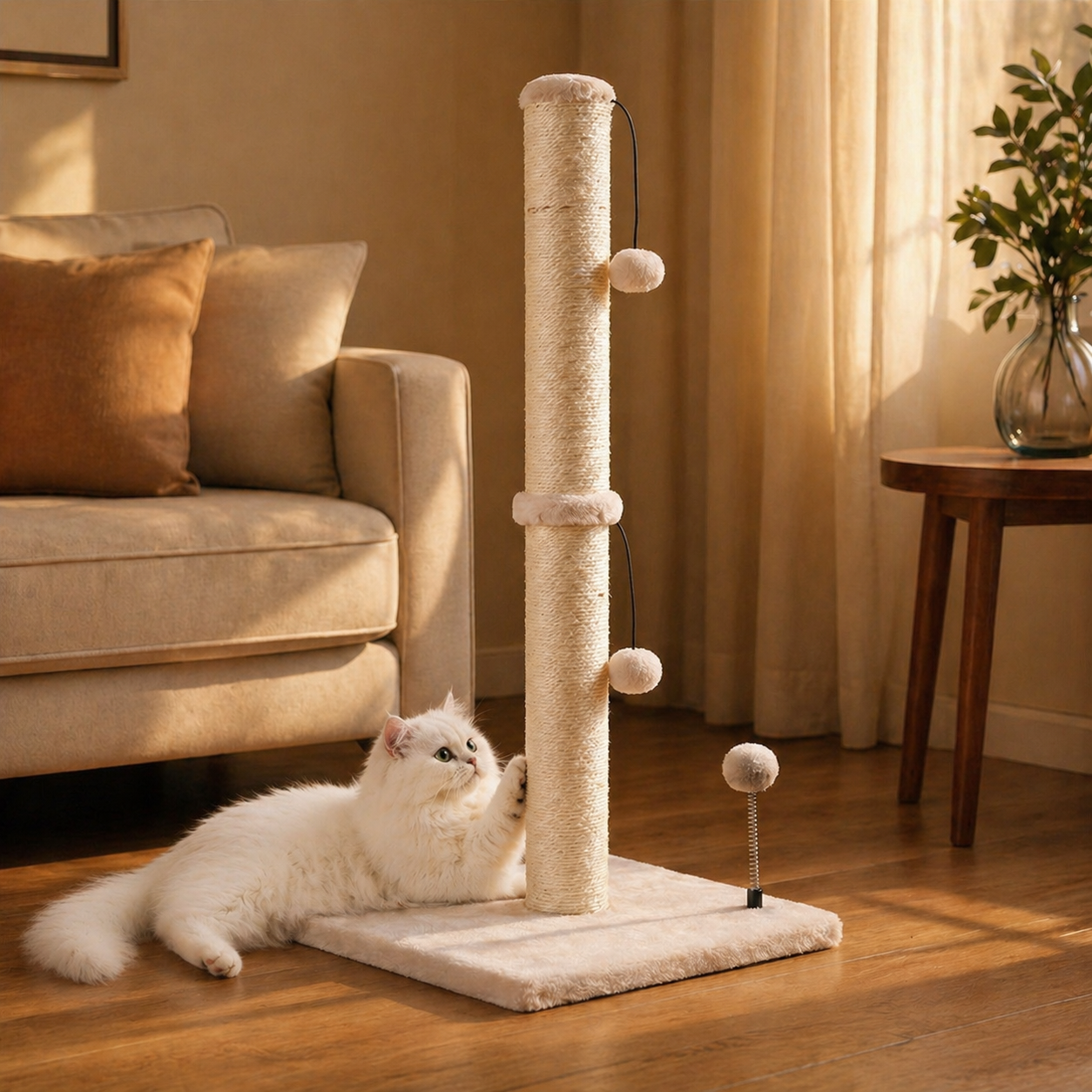 Shiro Tall Scratch Post