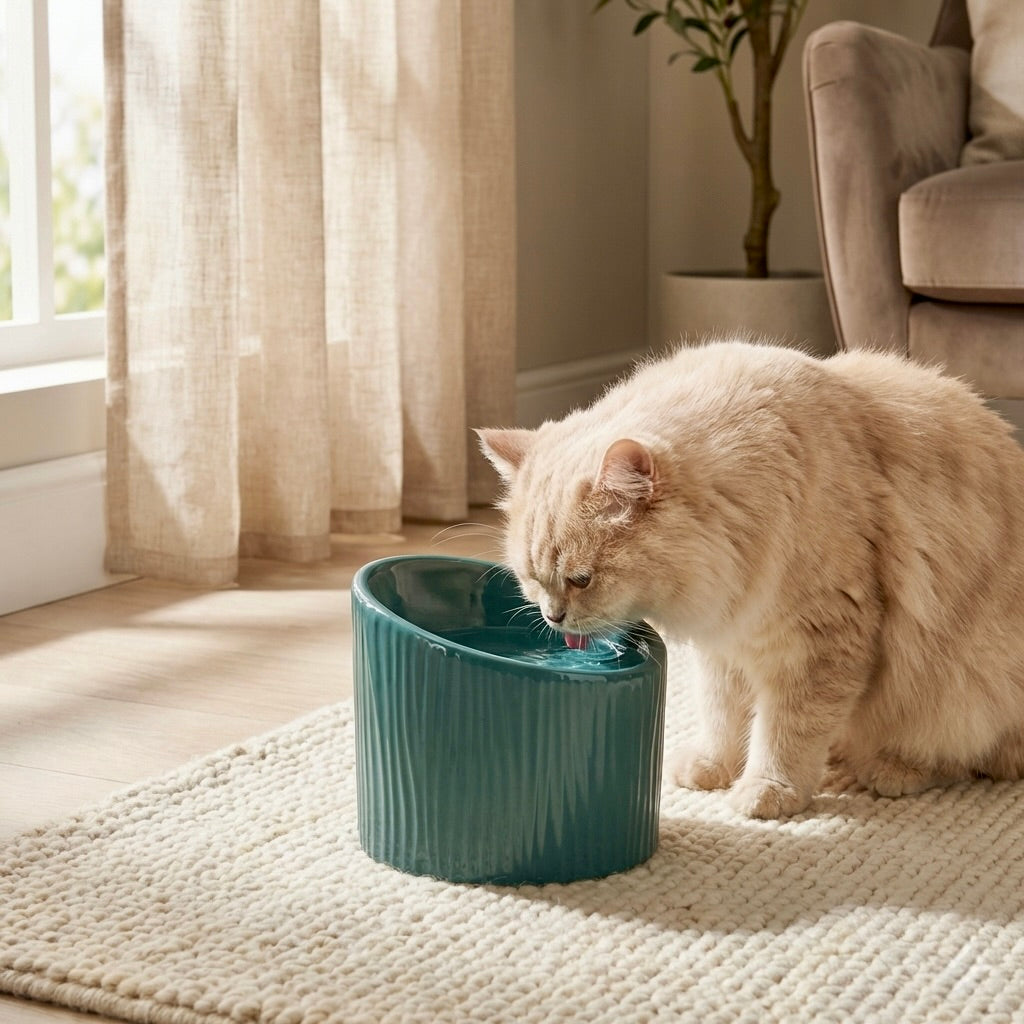 Mino Ceramic Elevated Bowl